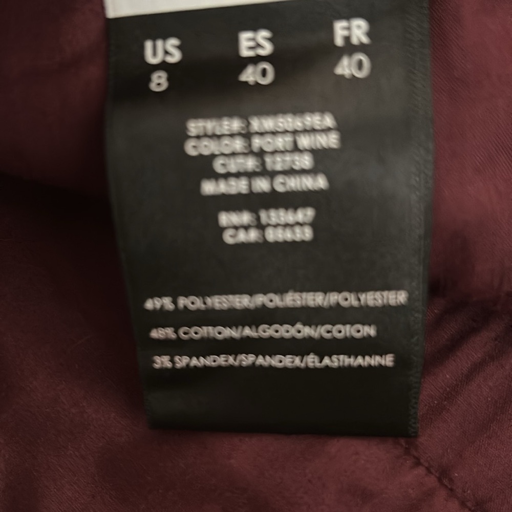 Maroon dress pants! - Picture 3 of 5